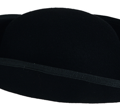 Dreispitz Rohling schwarz 058-28086